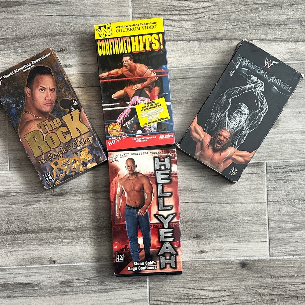 WWF Wrestling VHS Tapes